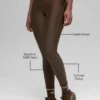 Leggings High-Waist Airlift Suit Up - Espresso