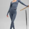Leggings High-Waist Alo Softsculpt - Bluestone