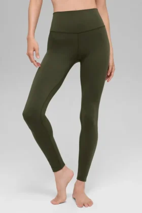 Leggings High-Waist Alo Softsculpt - Verde oliva
