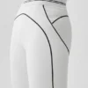 Leggings High-Waist con motivo a cuore Airbrush - Bianco/Nero