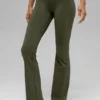 Leggings High-Waist con taglio svasato Alo Softsculpt - Verde oliva