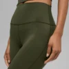 Leggings High-Waist con taglio svasato Alo Softsculpt - Verde oliva