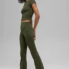 Leggings High-Waist con taglio svasato Alo Softsculpt - Verde oliva