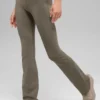 Leggings High-Waist e gamba svasata Airbrush - Cacao chiaro