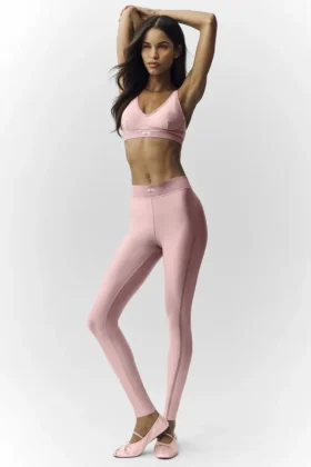 Leggings Mirage 7/8 della linea Airlift - Rosa Champagne