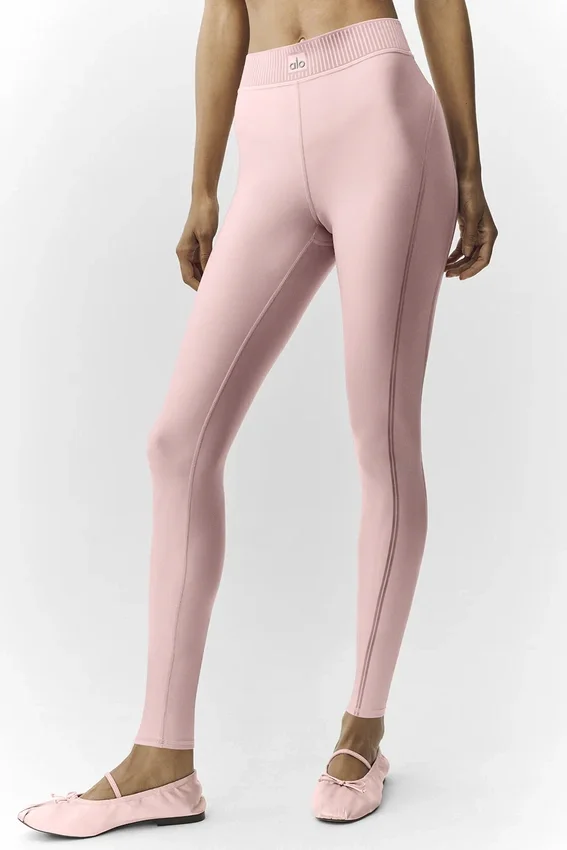 Leggings Mirage 7/8 della linea Airlift - Rosa Champagne