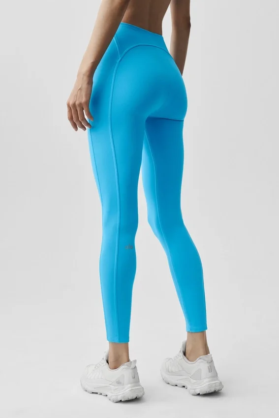 Leggings Superset High-Waist 7/8 Alo Softsculpt - Blu azzurro