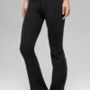 Leggings svasati con orlo ribattuto Alo Softsculpt - Nero