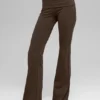 Leggings svasati con orlo ripiegato Alo Softsculpt - Espresso