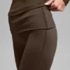 Leggings svasati con orlo ripiegato Alo Softsculpt - Espresso