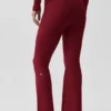 Leggings svasati con risvolto 7/8 Alo Softsculpt - Rosso Summer Romance