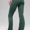 Leggings svasati con risvolto 7/8 Alo Softsculpt - Verde trifoglio