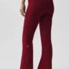 Leggings svasati con risvolto Alo Softsculpt - Rosso Summer Romance