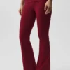Leggings svasati con risvolto Alo Softsculpt - Rosso Summer Romance