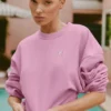 Maglia a girocollo Accolade corta - Rosa Candy Heart