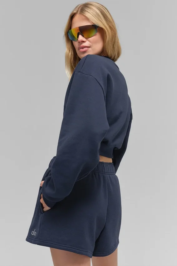 Maglia a girocollo corta Accolade - Blu navy