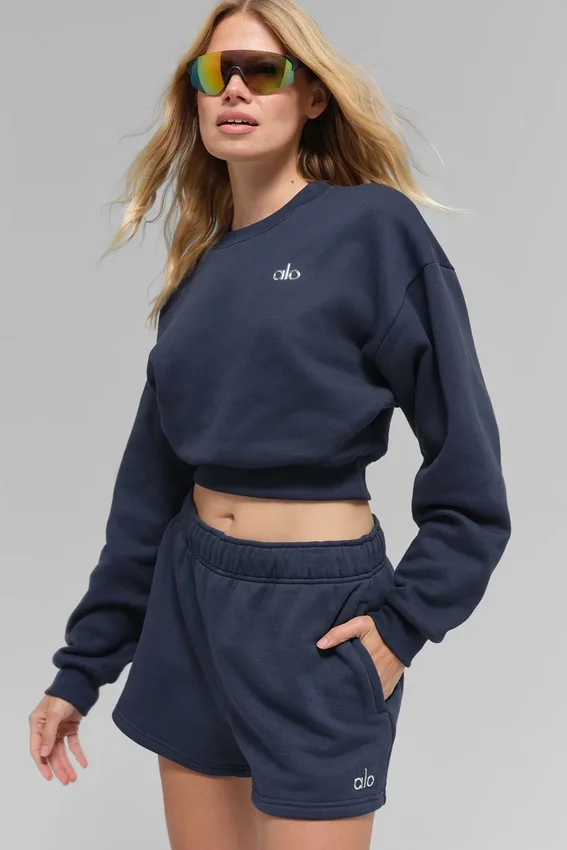 Maglia a girocollo corta Accolade - Blu navy