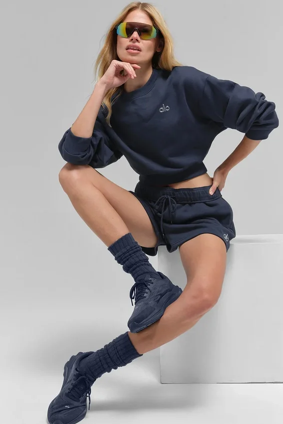 Maglia a girocollo corta Accolade - Blu navy
