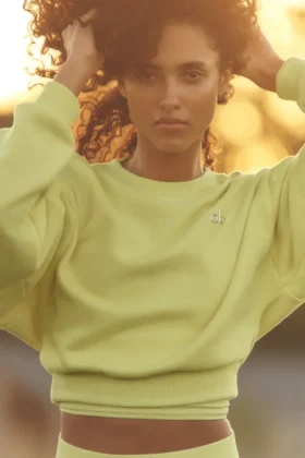 Maglia a girocollo corta Accolade - Giallo sole