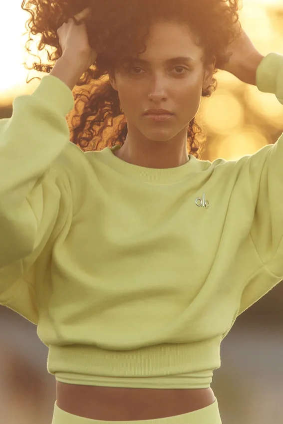 Maglia a girocollo corta Accolade - Giallo sole