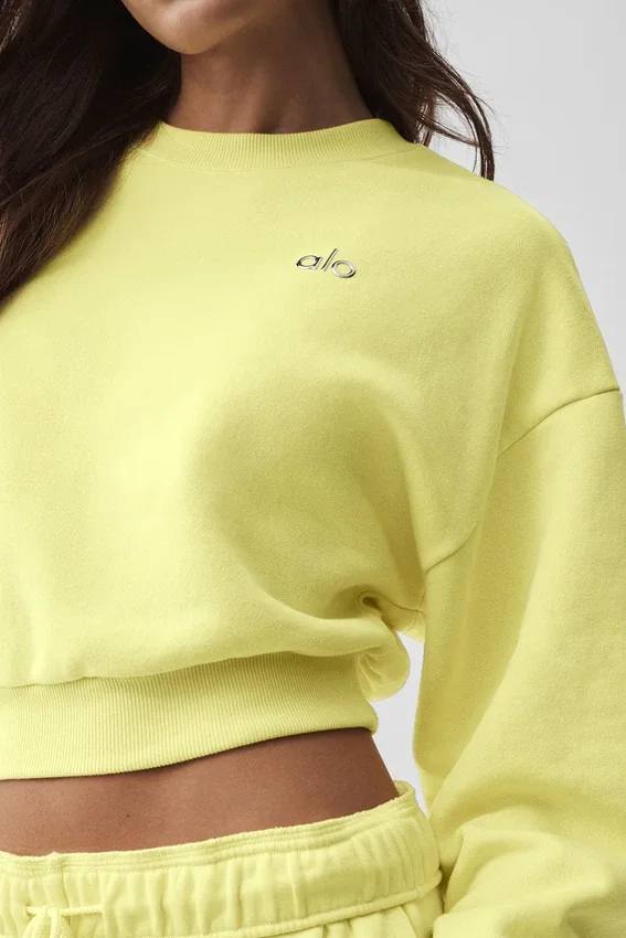 Maglia a girocollo corta Accolade - Giallo sole
