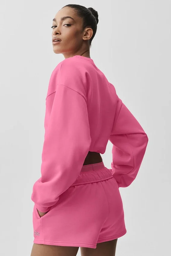 Maglia a girocollo corta Accolade - Rosa Paradiso