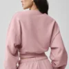 Maglia a girocollo corta Accolade - Rosa vintage