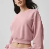 Maglia a girocollo corta Accolade - Rosa vintage