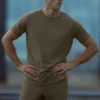 Maglia a maniche corte con collo rotondo Alo Vapor - Olive Tree