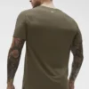 Maglia a maniche corte con collo rotondo Alo Vapor - Olive Tree