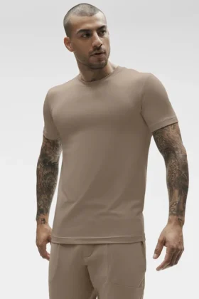 Maglia a maniche corte con collo rotondo Conquer Reform - Gravel
