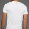 Maglia a maniche corte con collo rotondo Idol - Bianco