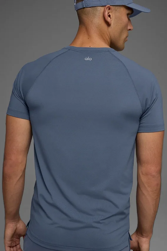 Maglia a maniche corte con collo rotondo Idol - Bluestone