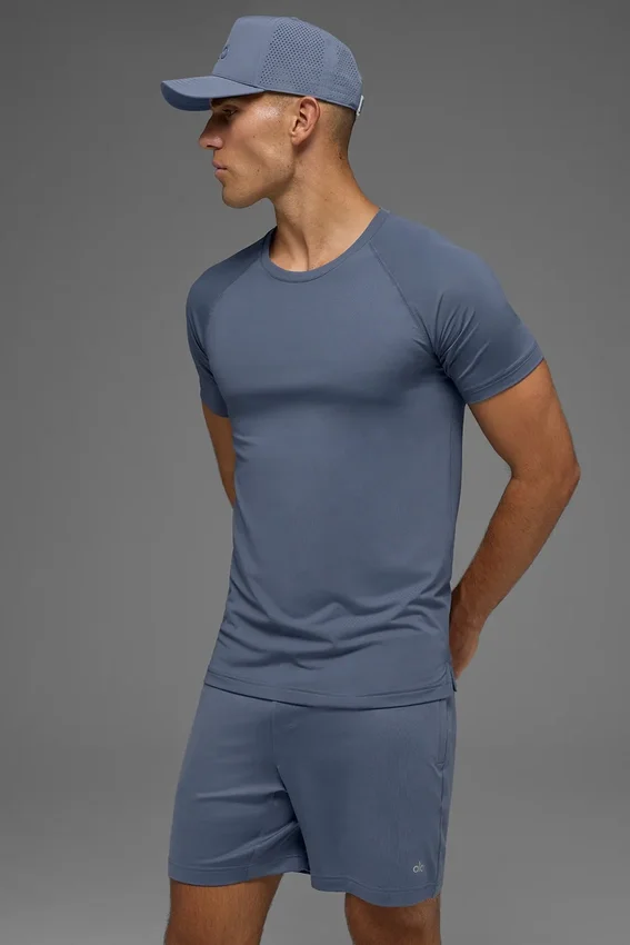 Maglia a maniche corte con collo rotondo Idol - Bluestone
