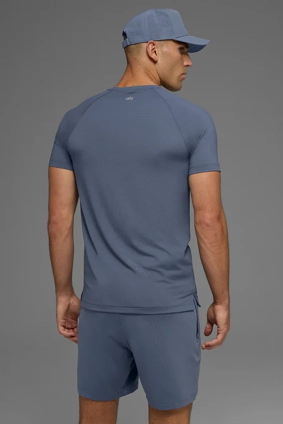 Maglia a maniche corte con collo rotondo Idol - Bluestone