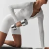 Maglia a maniche lunghe a costine Stardust - Bianco