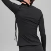 Maglia a maniche lunghe Airbrush Winter Warm Nocturne - Nero