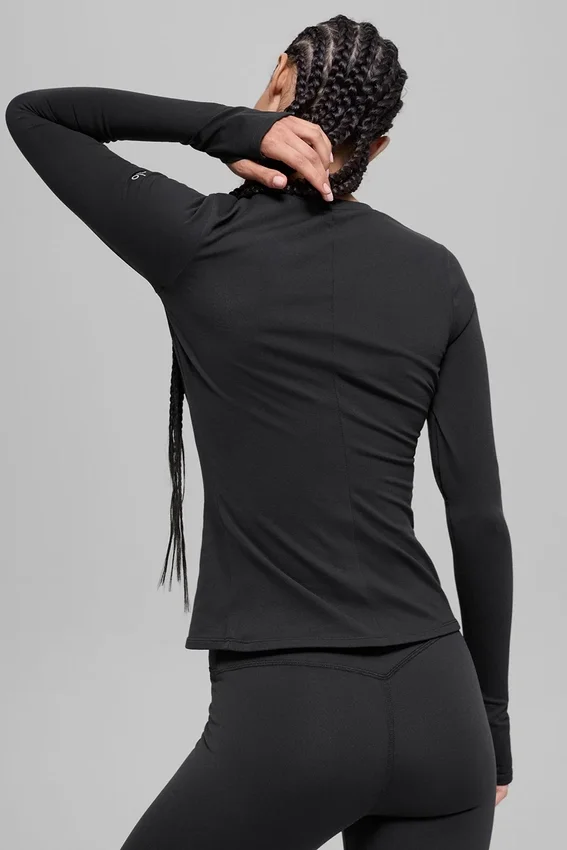 Maglia a maniche lunghe Airbrush Winter Warm Nocturne - Nero