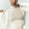 Maglia a maniche lunghe Airlift Winter Warm Mesh Ski Time - Avorio