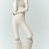 Maglia a maniche lunghe Airlift Winter Warm Mesh Ski Time - Avorio