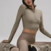Maglia a maniche lunghe Airlift Winter Warm Ski Time - Cacao chiaro