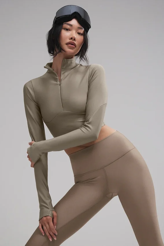 Maglia a maniche lunghe Airlift Winter Warm Ski Time - Cacao chiaro