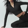 Maglia a maniche lunghe Airlift Winter Warm Ski Time - Nero