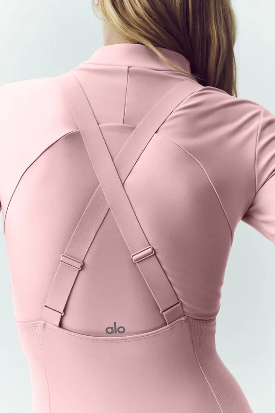 Maglia a maniche lunghe Airlift Winter Warm Ski Time - Rosa Champagne