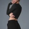 Maglia a maniche lunghe Alosoft Finesse - Nero