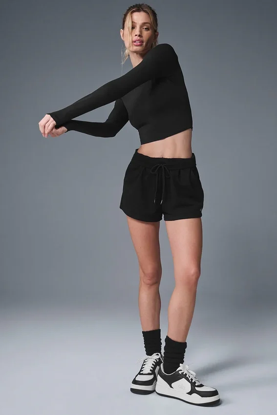 Maglia a maniche lunghe Alosoft Finesse - Nero
