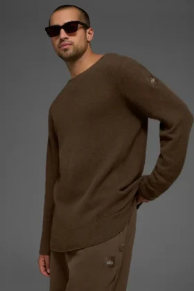Maglia a maniche lunghe Cashmere Reform - Espresso