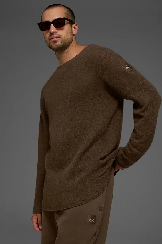 Maglia a maniche lunghe Cashmere Reform - Espresso