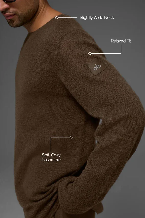 Maglia a maniche lunghe Cashmere Reform - Espresso