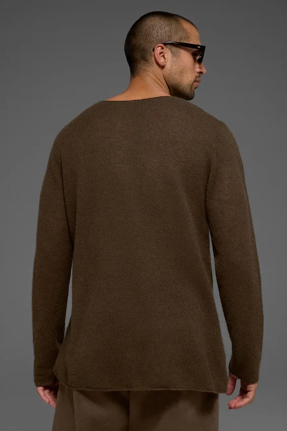 Maglia a maniche lunghe Cashmere Reform - Espresso